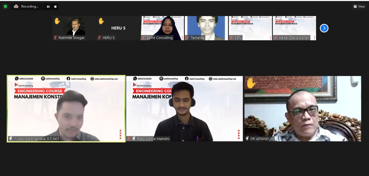 kursus manajemen konstruksi online